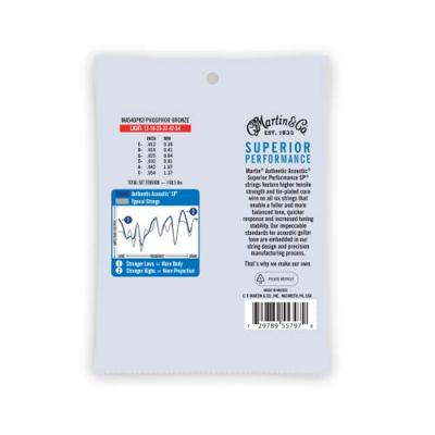 Martin Strings MA540PK3 Authentic SP Phosphor Bronze 3-Pack
