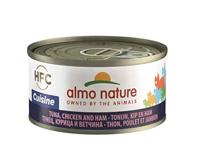 Almo Nature HFC kat cuisine tonijn/kip/ham 70gr - thumbnail