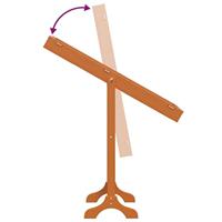 VidaXL Spiegel vrijstaand 34x37x146 cm - thumbnail