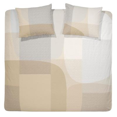 Damai dekbedovertrekset satijn 240 x 200/220 cm moore butter cream
