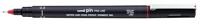 Fineliner uni-ball pin 0.3mm rood | 12 stuks - thumbnail