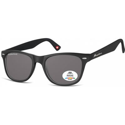 Zonnebril montana havanna smoke polar glas zwart