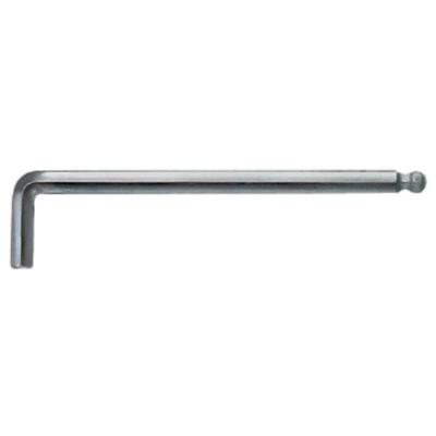 Promat/Tecwerk Haakse zeskantschroevendraaier | sleutelwijdte 10 mm | lang, kogelkop | 224 x 40 mm - 4000825468