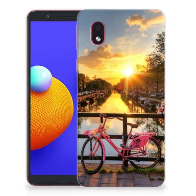 Samsung Galaxy A01 Core | Silliconen Back Cover | Amsterdamse Grachten