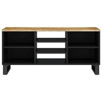 Tv-meubel 100x33x46 cm massief mangohout en bewerkt hout - thumbnail