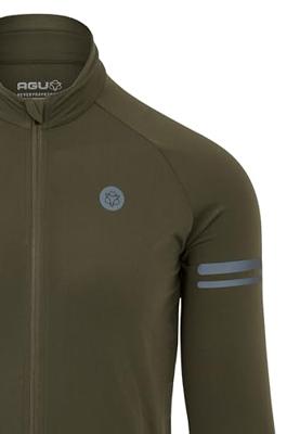 AGU Thermo Fietsshirt Lange Mouwen Essential Heren - Groen - XXXL