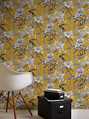Architects Paper Jungle Chic geel behang | 377013