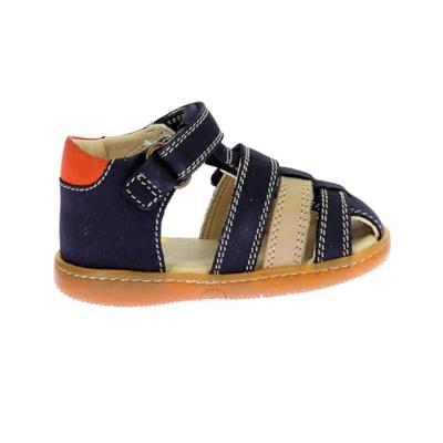 Baby lederen sandalen Bipod KICKERS® marineblauw