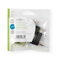 Stereo Audioadapter | 3,5 mm male - 2,5 mm female | 10 stuks | Zwart - thumbnail