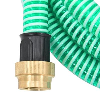 Zuigslang met messing koppelingen 25 m 25 mm groen Zuigslang met messing koppelingen 25 m 25 mm groen