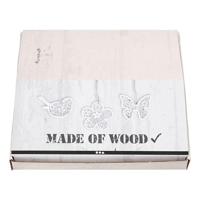 Creativ Company Houten figuren, vlinder, bloem en vogel, h: 10 cm, b: 10 cm, 90 stuk/ 1 doos - thumbnail