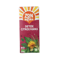 Zonnatura Detox citroengras bio 20 Zakjes - thumbnail