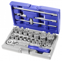 Expert doppendoos - 1/2In 6-kant 8-32 mm - E032900 (22St) - thumbnail