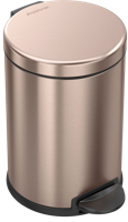 Simplehuman Afvalemmer Rond 4,5 liter (Roze goud) - thumbnail