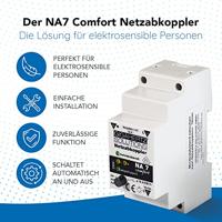 Gigahertz Solutions NA7 Netafkoppelaar 1 stuk(s) Schakelspanning (max.): 230 V/AC 16 A 2300 W Restrimpel: 4 mV - thumbnail
