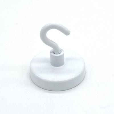 Plafondmagneet met haak wit 32 mm 8 kg