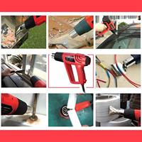 Heteluchtpistool 2000W incl Accessoires en opbergkoffer - thumbnail