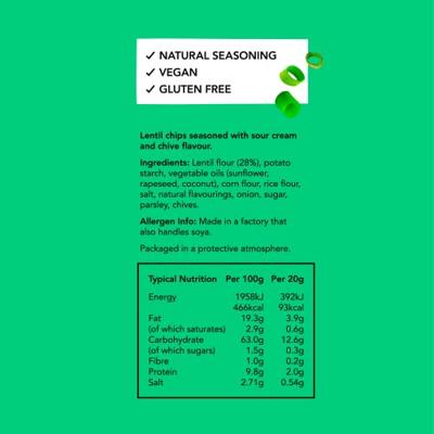 Proper Chips Chips sour cream & chive flavour 85 Gram