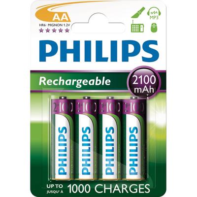 Philips Multi Life NiMH AA Mignon Accu 2100 mAh 4-pack