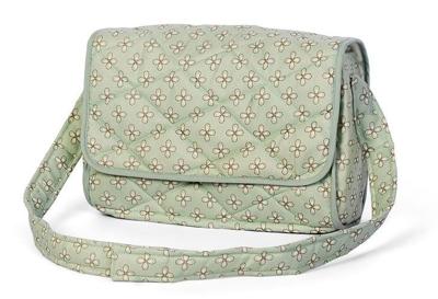 Mini Mommy poppenluiertas 24 x 18 cm katoen mintgroen 4 delig