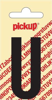 Plakletter Nobel Sticker zwarte letter u amsterdam Pickup - Pickup