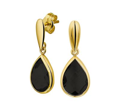 TFT Oorhangers Onyx Geelgoud Glanzend 20 mm x 7.5 mm TFT Oorhangers Onyx Geelgoud Glanzend 20 mm x 7.5 mm