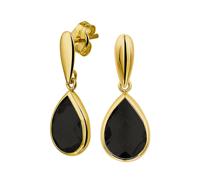TFT Oorhangers Onyx Geelgoud Glanzend 20 mm x 7.5 mm - thumbnail