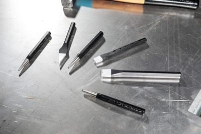 HAZET slaggereedschap set chisels and cores set 6pc 750/6 - thumbnail