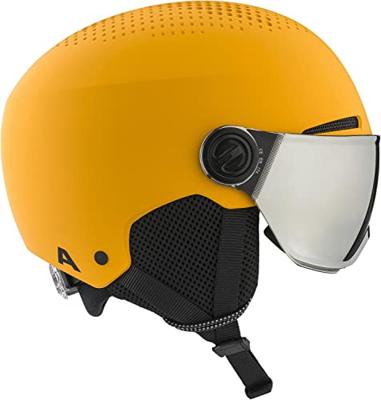 Alpina Zupo Vizier Q-Lite Burned-Yellow winterhelm. Mat 51-55