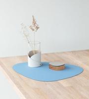 LIND DNA - Dinner Mat Curve - Placemat 37x44cm Nupo Cool Blue - thumbnail