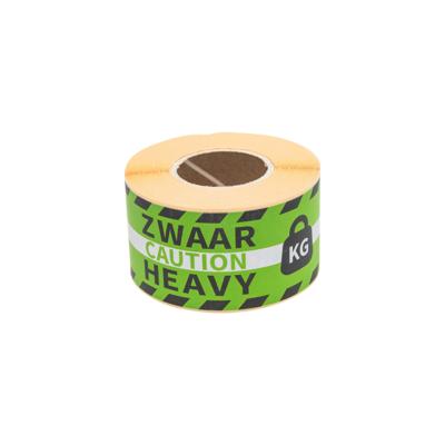Rillprint etiketten Zwaar, ft 46 x 125 mm, rol van 250 stuks