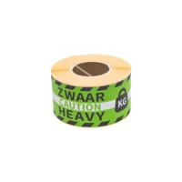 Rillprint etiketten Zwaar, ft 46 x 125 mm, rol van 250 stuks - thumbnail