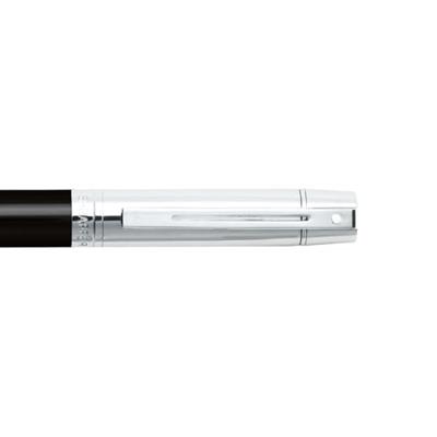 Sheaffer SF-E2931451 Balpen 300 Black Barrel Chrome Cap Chrome Plated