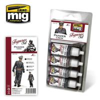 MIG Panzer Crew Figures Colors Set 17ml - thumbnail