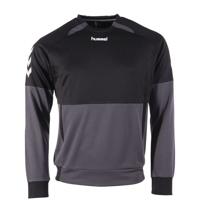 hummel Authentic Trainingstrui Kids Grijs Zwart - thumbnail