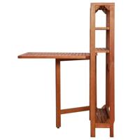 3-delige Bistroset inklapbaar massief acaciahout - thumbnail