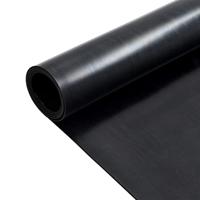 Vloermat anti-slip 2 mm glad 1,2x2 m rubber - thumbnail