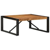 Salontafel 80x80x35 cm massief acaciahout - thumbnail