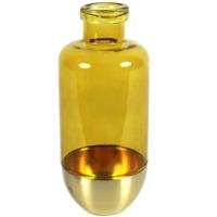 Countryfield vaas naomi mosterdgeel 31 cm | 4 stuks - thumbnail