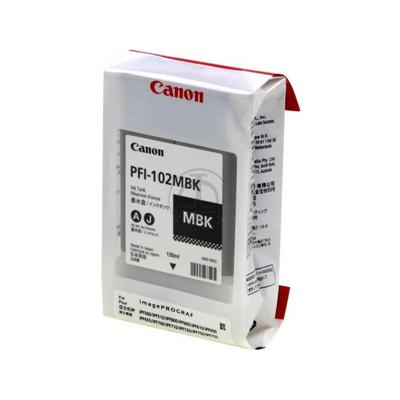 Canon Inktcartridge PFI-102MBK Origineel Enkel Matzwart 0894B001 Canon Inktcartridge PFI-102MBK Origineel Enkel Matzwart 0894B001
