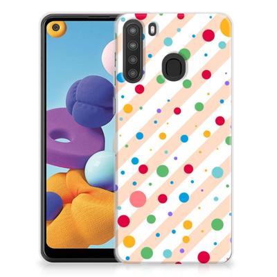 Samsung Galaxy A21 | TPU bumper | Dots