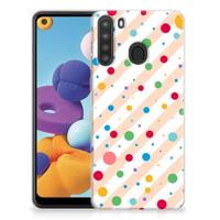 Samsung Galaxy A21 | TPU bumper | Dots - thumbnail