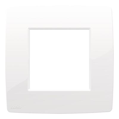 Niko Original enkelvoudige afdekplaat bright white