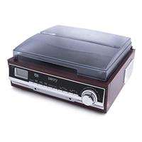 Camry CR 1168 draaitafel met radio FM, Bluetooth, AUX-ingang, wekker, USB, MP3, SD, platenspeler met 2 ingebouwde luidsprekers, LCD-display, opnamefunctie - thumbnail