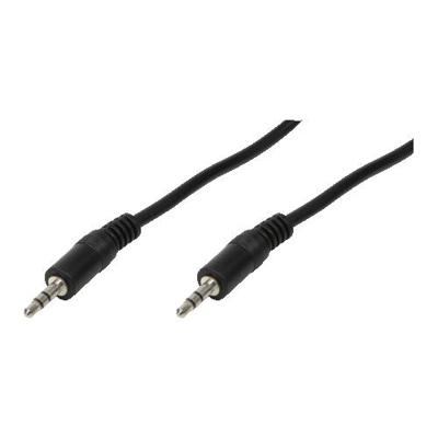 LogiLink CA1051 Jackplug Audio Aansluitkabel [1x - 1x ] 3.00 m Zwart (mat)