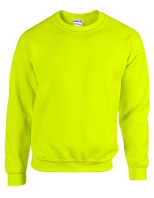 Gildan G18000 Heavy Blend™ Adult Crewneck Sweatshirt - Safety Green - XL