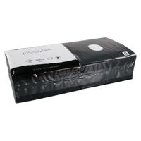 Servet zwart 2 laags 33 cm 1/4 vouw (50 stuks) - thumbnail