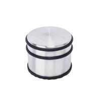 Deurstopper brasq met rubberen ringen rvs - thumbnail