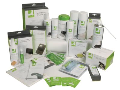 Q-CONNECT reinigingsdoekjes voor telefoon, multifunctioneel gebruik, pak van 100 doekjes