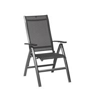 Legato Curve XL verstelbare tuinstoel antraciet - thumbnail